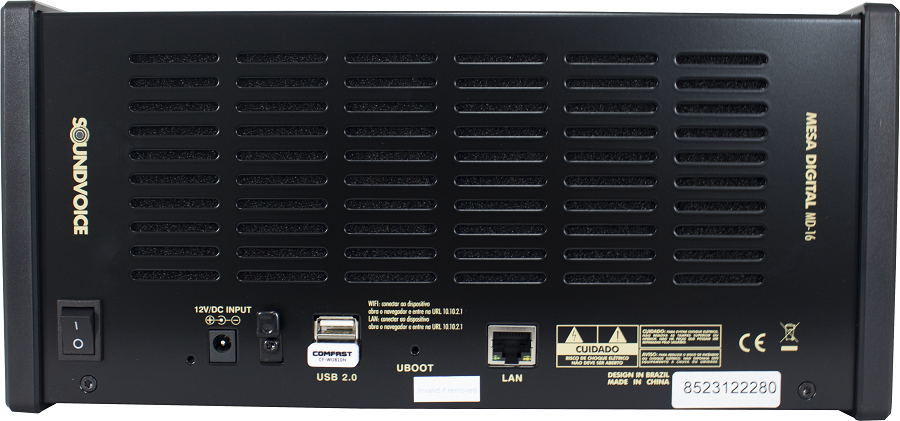 Mesa de Som Digital Soundvoice MD16 16 Canais 1472