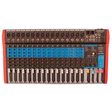 Mesa de Som SoundVoice MS162 EUX 16 Canais USB Bluetooth Phantom Power Efeitos