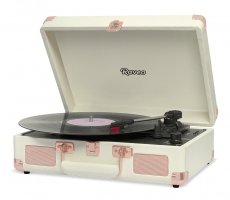 Vitrola Retro Raveo Sonetto Ouro Rosa Rose Gold