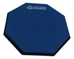 Pad Borracha Jaguar HM-102 Oitavado Azul