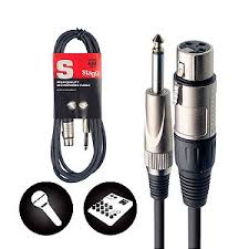Cabo Stagg P10xXLR 6m SMC6XP Microfone