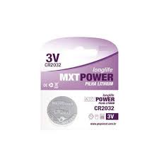 Bateria 3V MXT CR2032 Litio 28.17.80