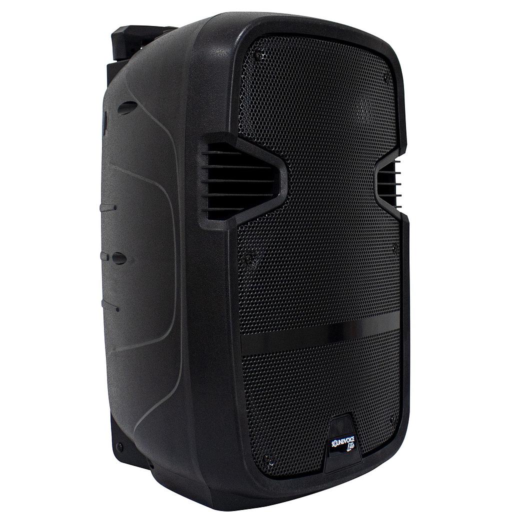 Caixa Ativa SoundVoice Lite CA-120 12P 100W Com Bateria Bluetooth USB Sd Radio FM Controle Remoto