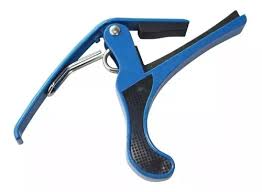 Abraçadeira Violao MXT MC-28G Aluminio Azul Capotraste