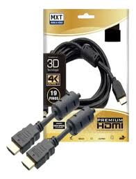 Cabo MXT Hdmi 5m 2.0 4K Ultra HD Com Filtro 8.1.382