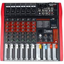 Mesa de Som SoundVoice MR-602 Rubi 6 Canais USB Bluetooth Phantom Power Efeito