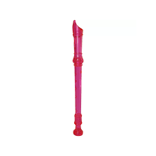 Flauta Doce Spring SPK-021 Barroca Kids Rosa