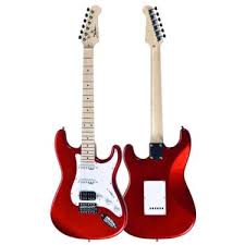 Guitarra Shelter SSW-CAB Strato Basswood HSS Vermelha Captador Wilkinson
