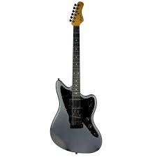 Guitarra Tagima TW60 MDSVS DF BK Jazzmaster Metallic Deep Silver