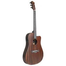 Violao Tagima Gran Reserva San Francisco DKMOP  Folk Flat Cutway Eletroacustico Aço Afinador