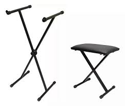 Kit Teclado Saty Suporte e Banqueta SX-01