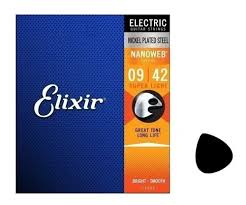 Encordoamento Guitarra Elixir Super Light 009 Nanoweb