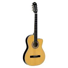 Violao Tagima Cartagena NTABS Classico Flat Cutway Eletroacustico Nylon Ambar Afinador