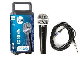 Microfone Com Fio Dylan SMD-58 Plus Dinamico Uni- Direcional Com cabo