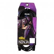 Cabo Santo Angelo Ninja XLRMxXLRF 10ft 3,05m Preto