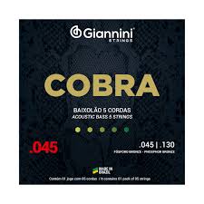 Encordoamento Baixolao Giannini Cobra GEEBASF 5 Cordas