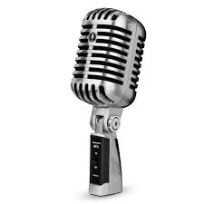 Microfone Com Fio SoundVoice MM-55 Retro Com Maleta