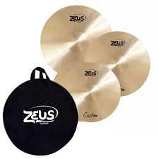 Kit Prato Zeus Custom Set C B20 Hi-hat 14 Crash 16 Ride 20 Liga B20