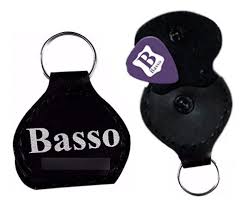 Porta Palheta Basso Couro PP01 Preto