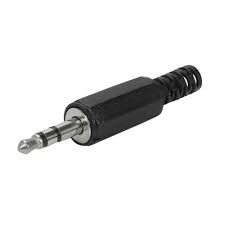 Plug P2 Plastico Stereo Preto Cod 20329