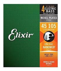 Encordoamento Baixolao Acustico Elixir Light 4 Cordas 045