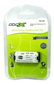 Bateria 2.4v Telefone Sem Fio Flex Fx105 830mah