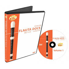 Dvd Videoaula Curso de Flauta Doce Betiza Landim Volume 1 CFD1