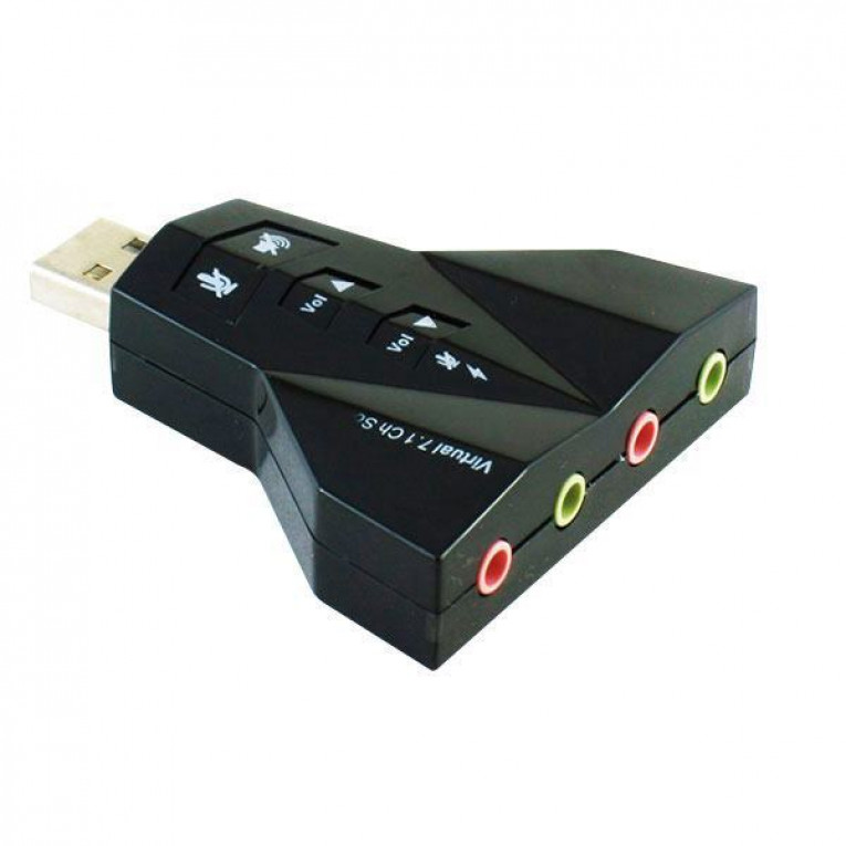 Placa de Audio USB 7.1 Canal Virtual 5621