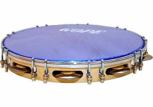 Pandeiro Gope 10 Profissional 7 Afinaçoes Pele Nylon 641PECR