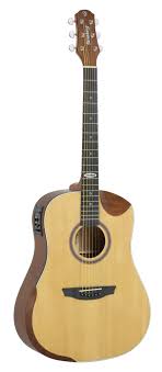 Violao Strinberg SD201HCR NS Folk Half-Cutaway Eletroacustico Aço Natural Satin Fosco Afinador Com Bag