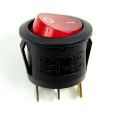 Chave Liga/Desliga Botoeira com Led 3 Polos KCD1-105 2316/16.1.268