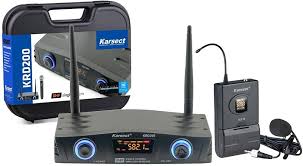 Microfone Sem Fio Karsect KRD200SL Single Lapela