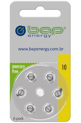 Bateria Auditiva BAP Energy PR10 (PR70) cada