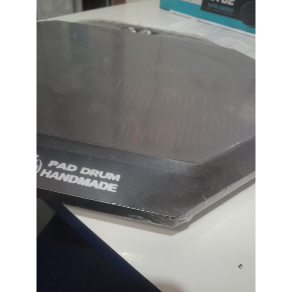 Pad Borracha Drum HandMade  HM-103 Oitavado Preto